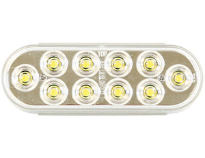 6 Inch Oval Clear Backup Light- 10 LEDs- 5626311