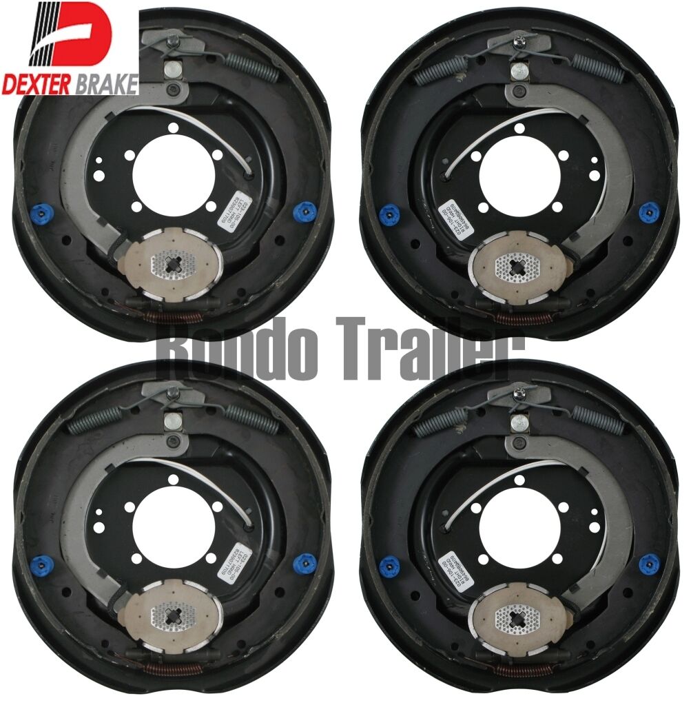 Dexter 12" x 2" Electric Brake Trailer (2) Pair Left & Right - 23-105(2), 23-106(2)