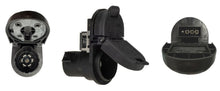 Load image into Gallery viewer, 7-way RV Round 4-flat Trailer Wiring Plug, Bracket &amp; Harness - F7M4, BKM4, OE12, 31980 (6)