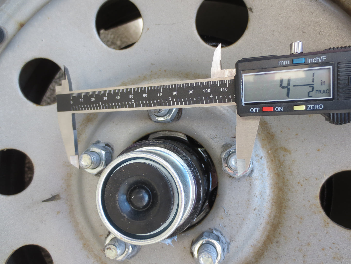 New Trailer Steel BLACK Mod 15" x 5 Wheel 5 LUG Rim 5 on 4.5" Bolt Pattern 2160#