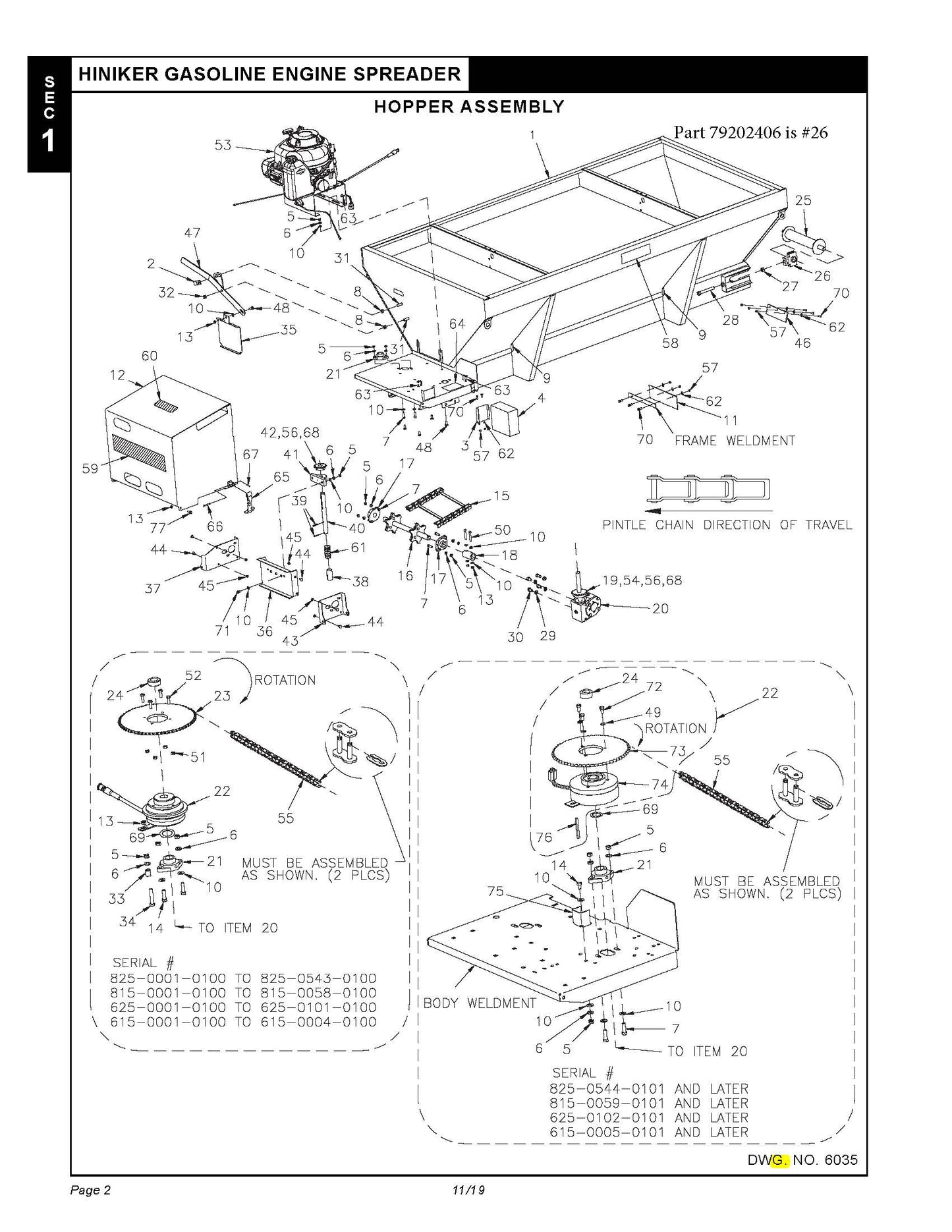 Take Up Bearing - 79202406