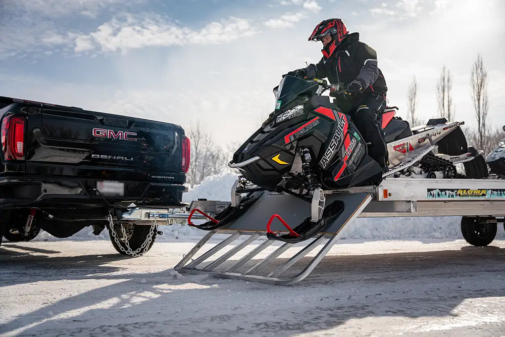 New Aluminum Combination Salt Shield and Drive off Ramp for Aluma trailers - 20-0001451