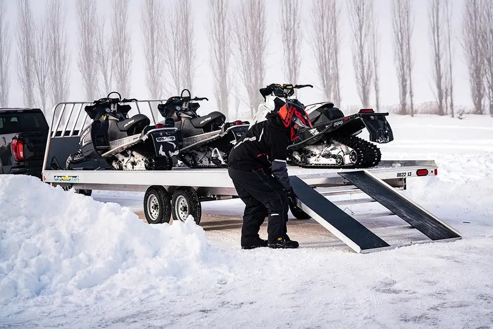 New Aluminum Drive On/Drive Off Ramp for Aluma trailers - 40113