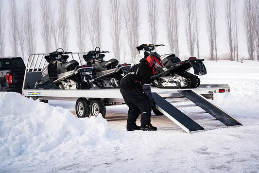 New Aluminum Drive On/Drive Off Ramp for Aluma trailers - 40113