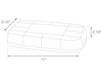 11" Rectangular Amber LED Light Bar - 8891040