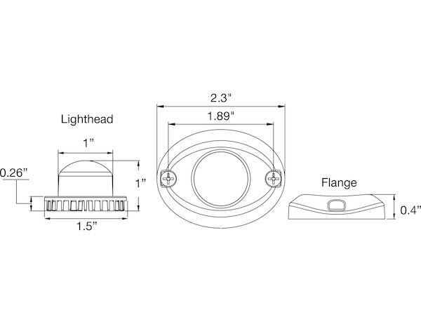 LED Strobe Lights, Clear 8891225