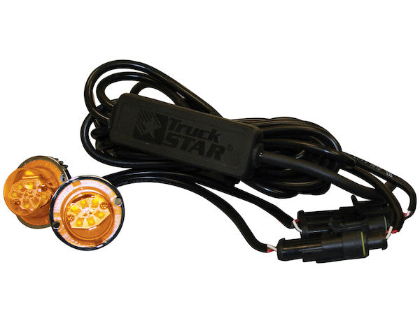 LED Strobe Lights, Amber 8891226