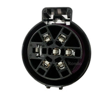 Load image into Gallery viewer, 7-way RV Round 4-flat Trailer Wiring Plug, Bracket &amp; Harness - F7M4, BKM4, OE12, 31980 (6)