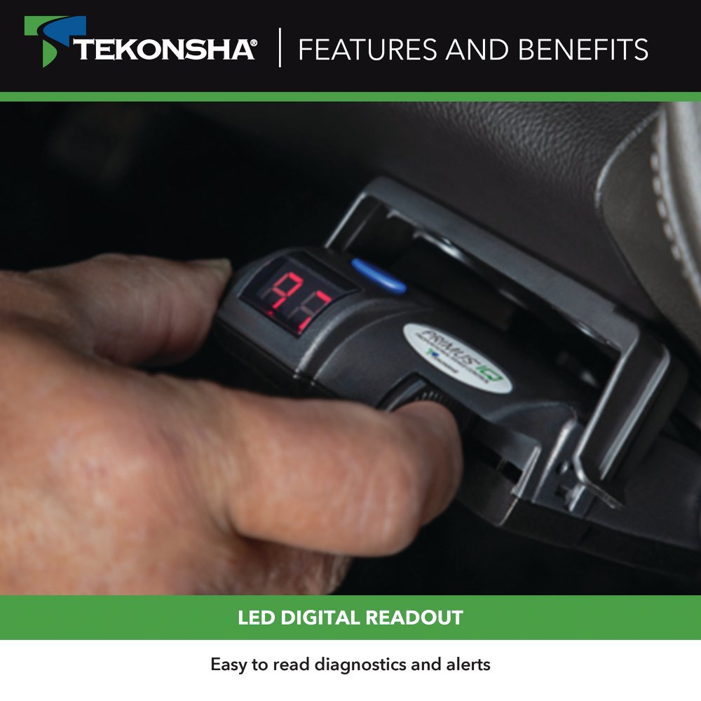 Tekonsha Primus™ IQ Electronic Brake Controller for 1 to 3 Axle Trailers - 90160