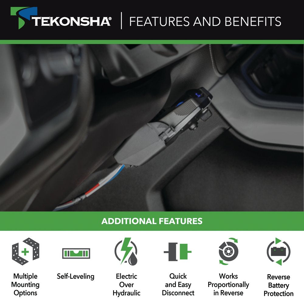 Tekonsha Prodigy® P2 Electronic Brake Controller- 1 to 4 Axle Trailers - 90885