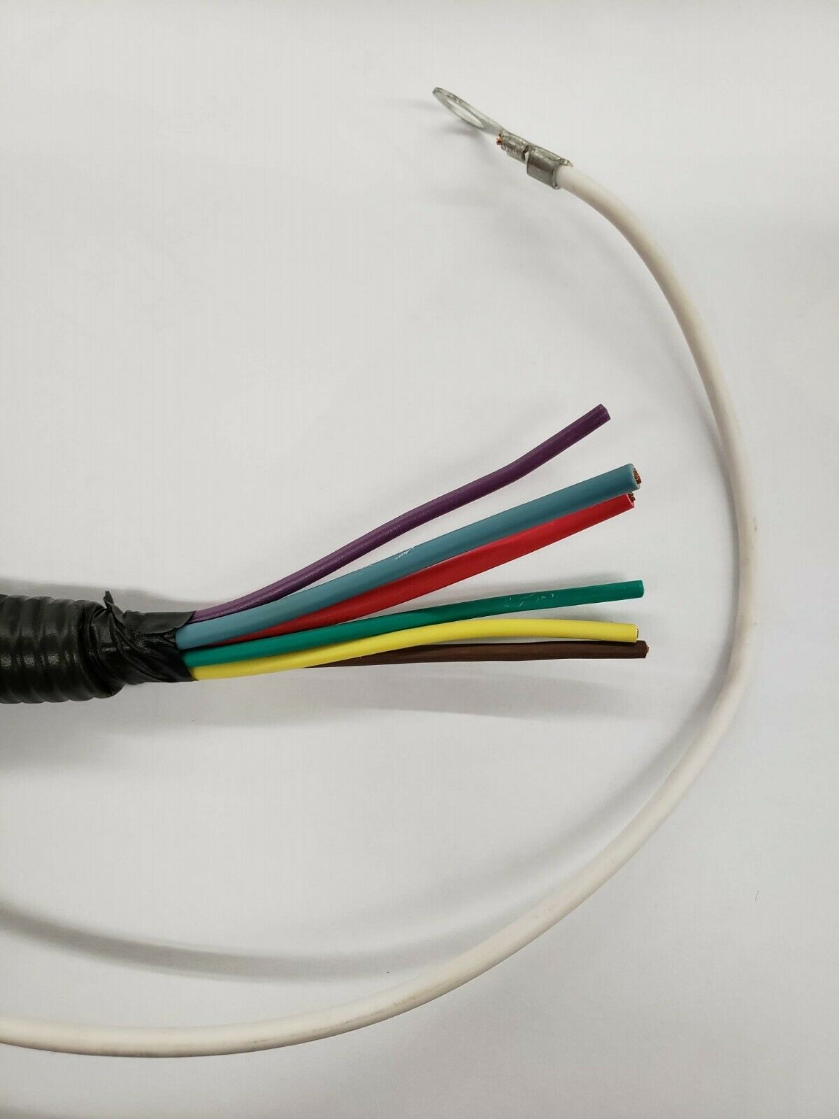 Pollak 7 way RV plug Vehicle side Light Plug Socket and bare wire plug OEM - 11-893, 9900274, 31980