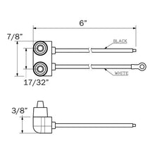 Load image into Gallery viewer, Pigtail, 2 Prong, 2 Wire 8100383