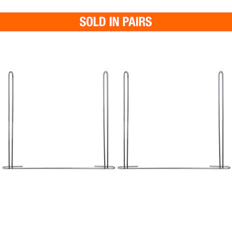 Anti-Sail Brackets, Chrome Plated - B2436ASBC