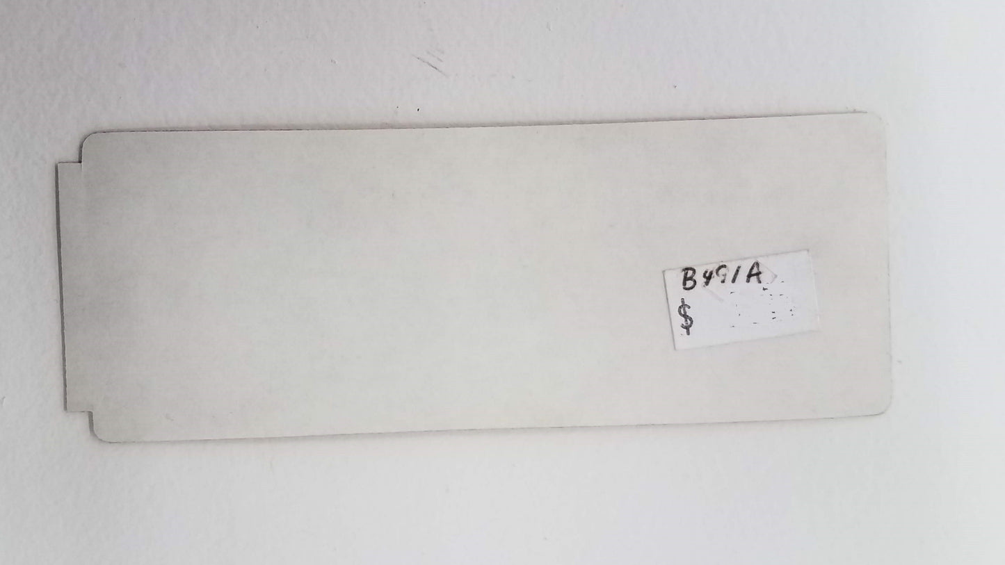 4.31" x 1.69" Red Reflector - B491R or B491A