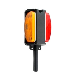 Trailer Fender Light Assembly - Red/Amber Incandescent - Right Side - BA-44FNR