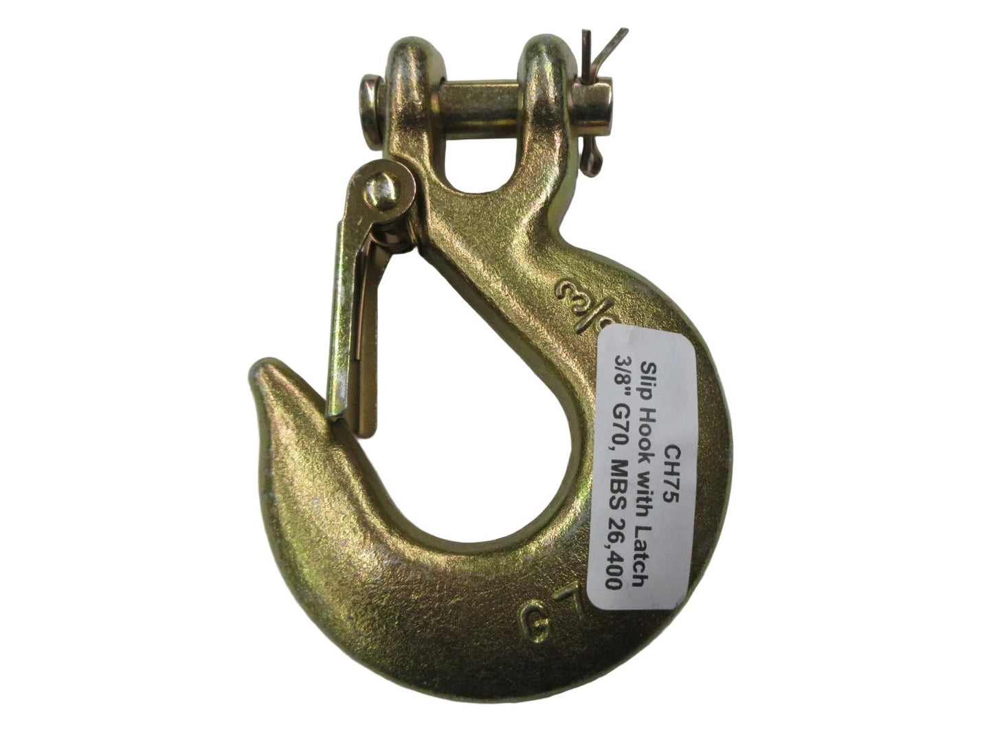 3/8" Clevis Slip Hook with Latch - CH75