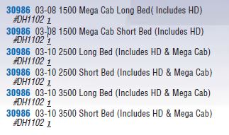 Blue Ox Gooseneck Hitch for 2003-2012 Dodge/Ram 2500/3500 - DH1102