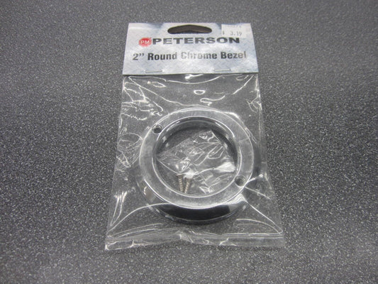 PM Peterson Round Chrome Light Bezel - 090274