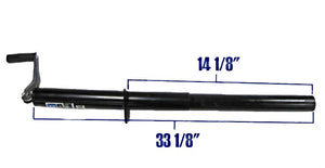 RAM 2" Bulldog Style Trailer Coupler, Jack and Foot, CA5190B, TJA2000B, 28270