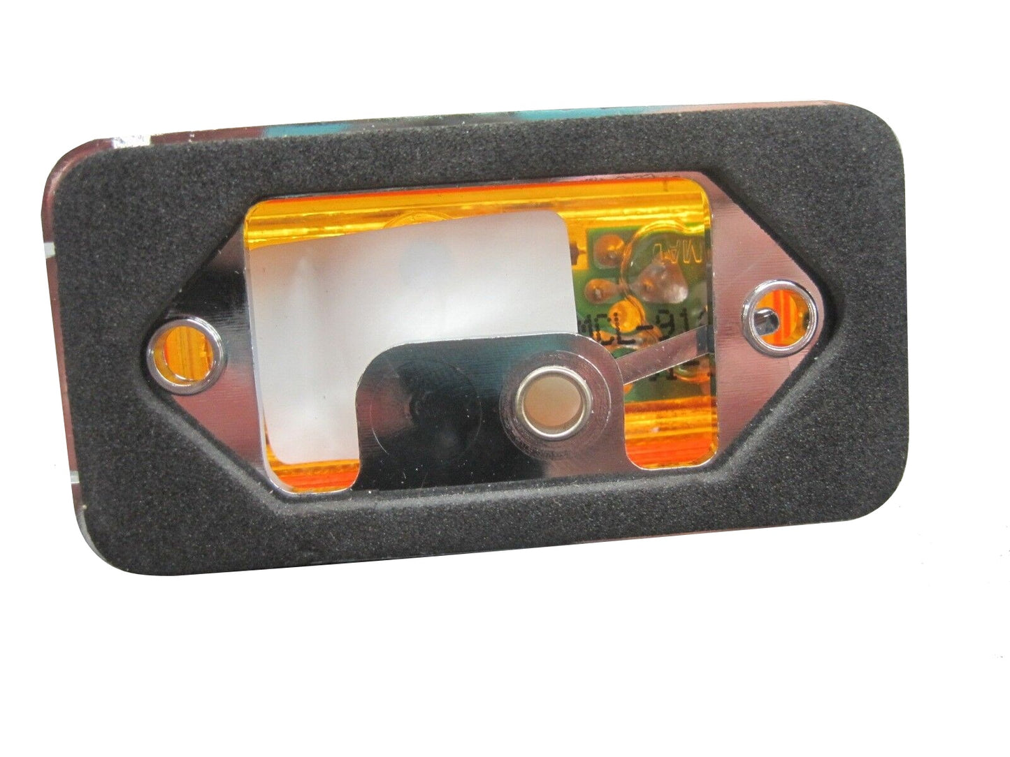 Marker / Clearance Light with Chrome Base - Amber - MCL-91AB