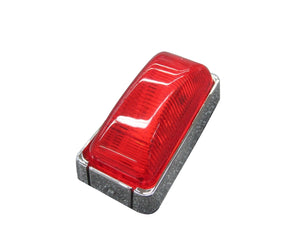 Marker / Clearance Light with Chrome Base - Red - MCL-91RB