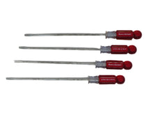 Load image into Gallery viewer, 3/16&quot; x 8&quot; Master Mechanic Flat Screwdriver - 4 Pack - 127431