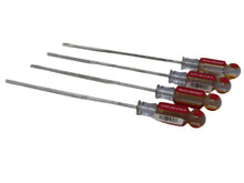 Load image into Gallery viewer, 3/16&quot; x 8&quot; Master Mechanic Flat Screwdriver - 4 Pack - 127431