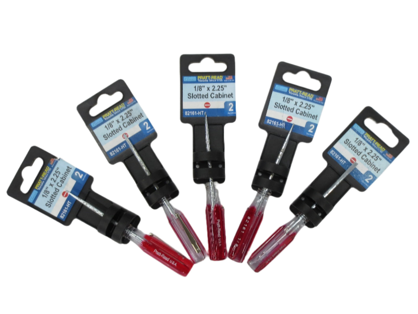1/8" x 2.25" Pratt-Read Flat Screwdriver - 5 Pack - 82161