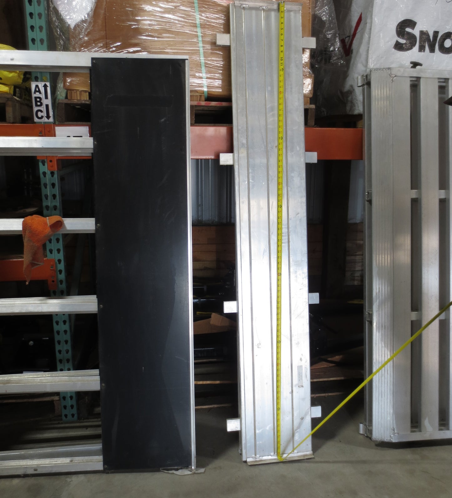 New Aluminum Solid Front panel 81" wide x 12" high for Aluma 81 series trailers 41789