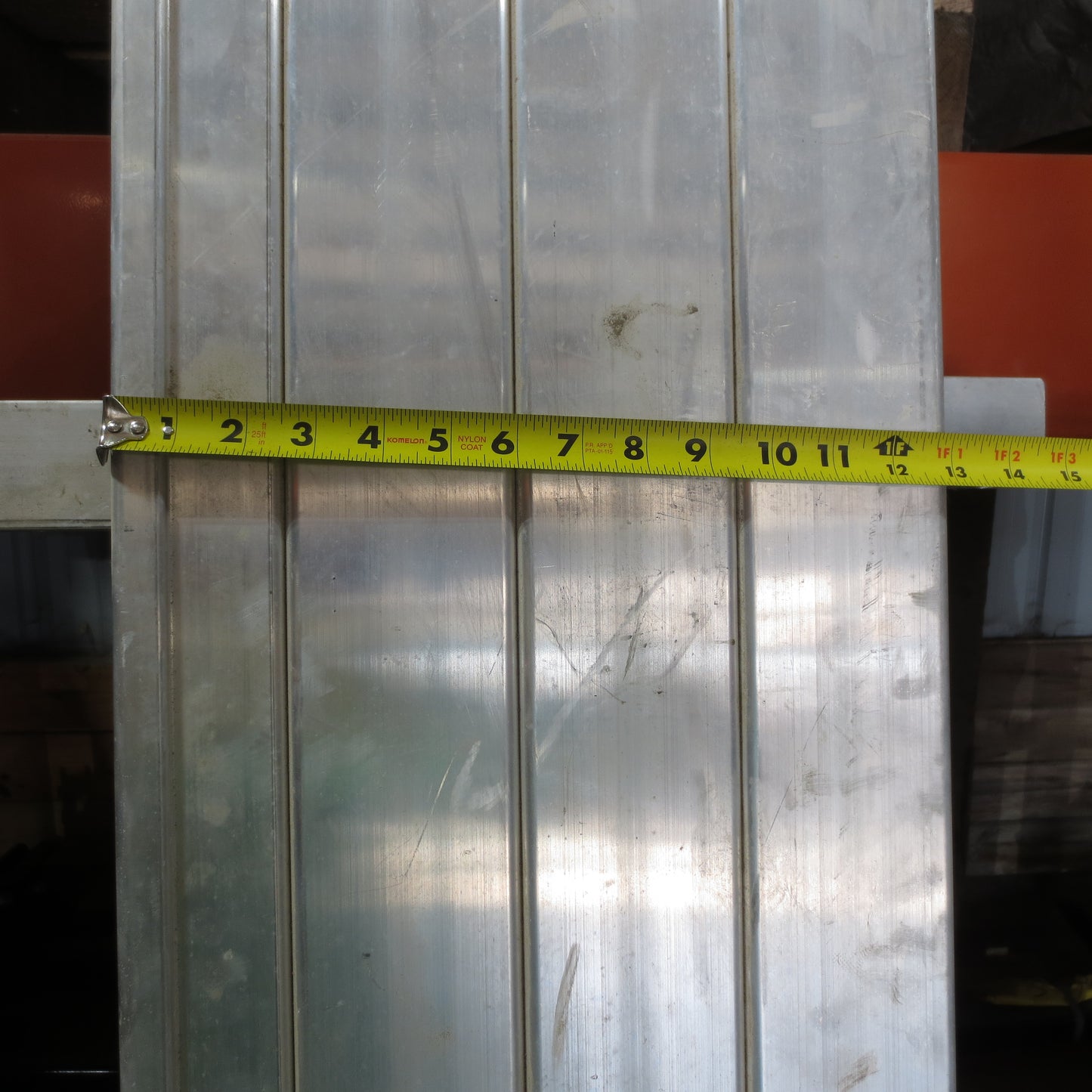 New Aluminum Solid Front panel 81" wide x 12" high for Aluma 81 series trailers 41789