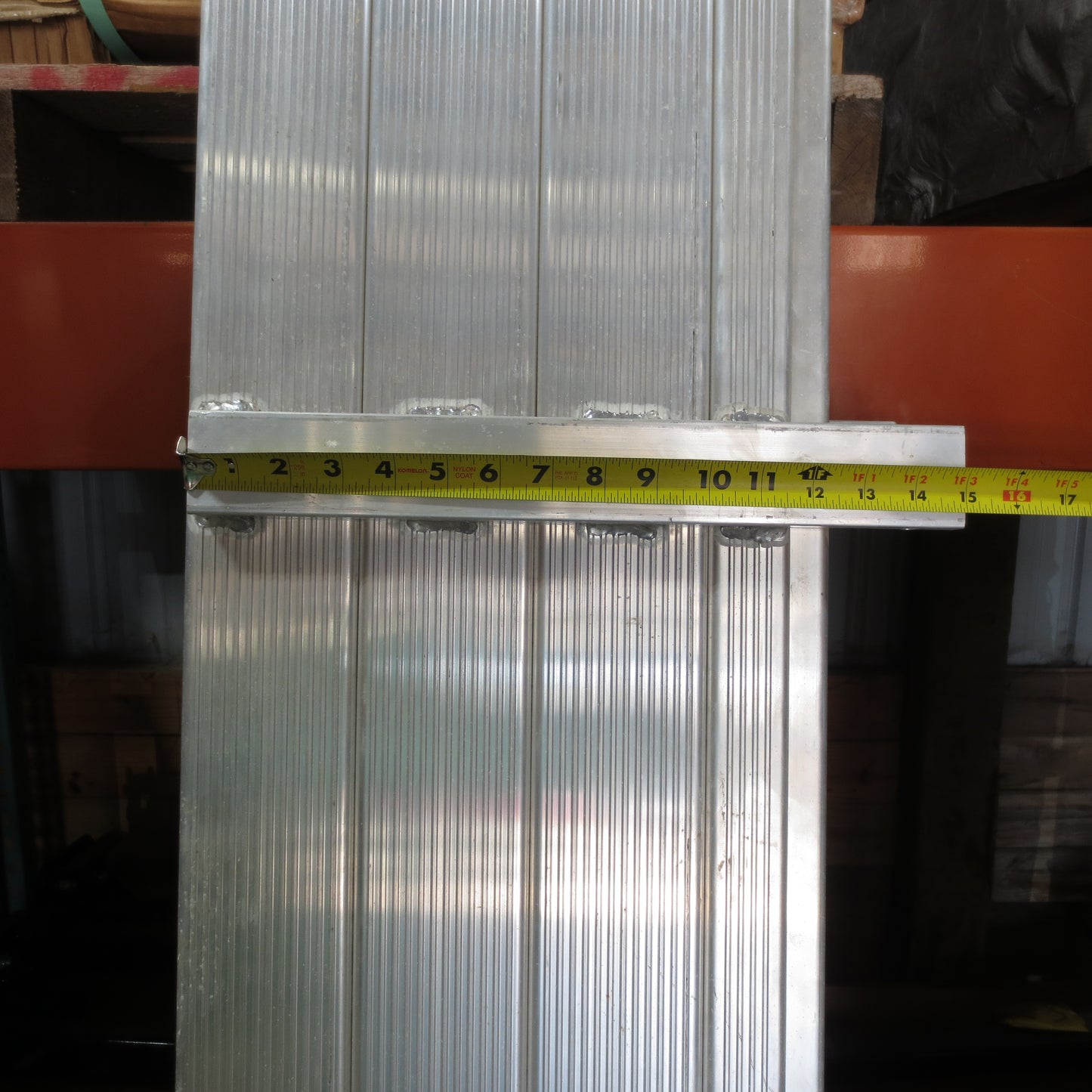 New Aluminum Solid Front panel 81" wide x 12" high for Aluma 81 series trailers 41789