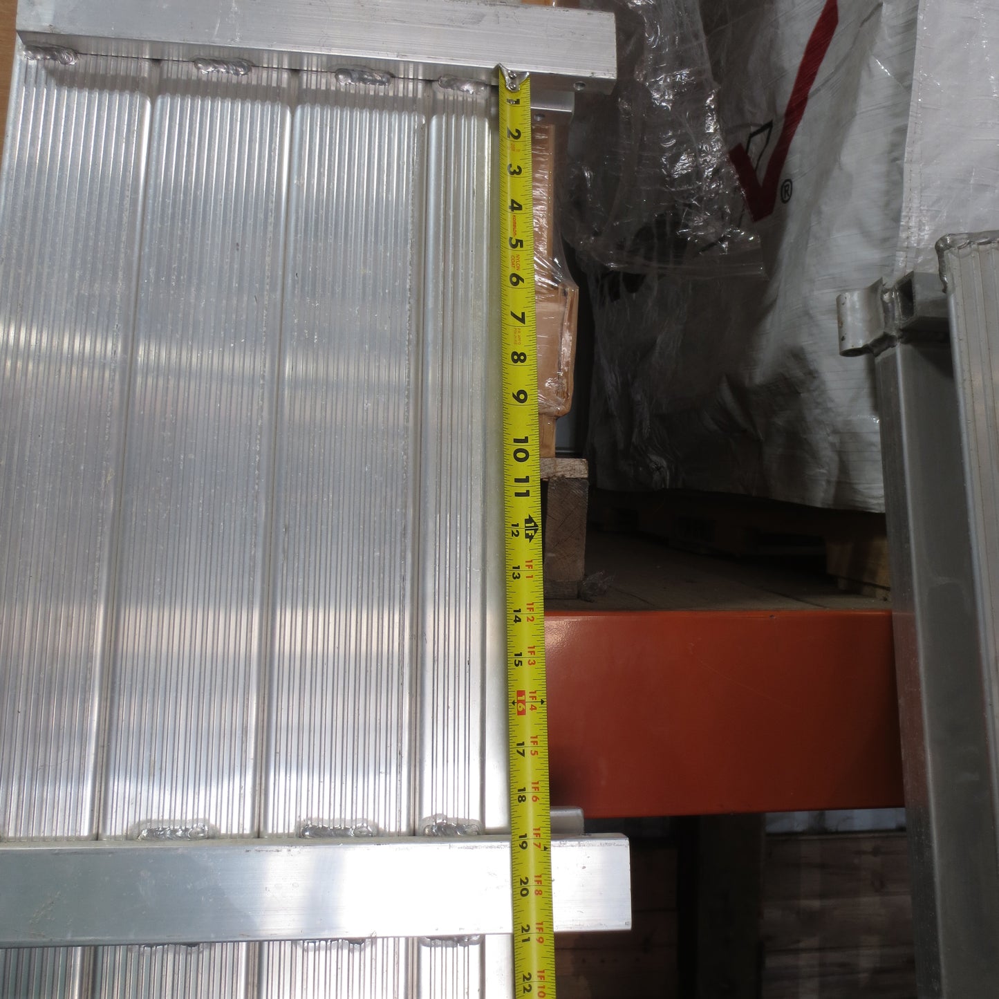 New Aluminum Solid Front panel 81" wide x 12" high for Aluma 81 series trailers 41789