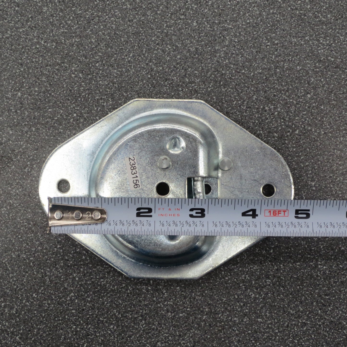 (4) 1000# D-Rings Recessed Flush Utility Trailer cargo D-ring tie down - 2383156