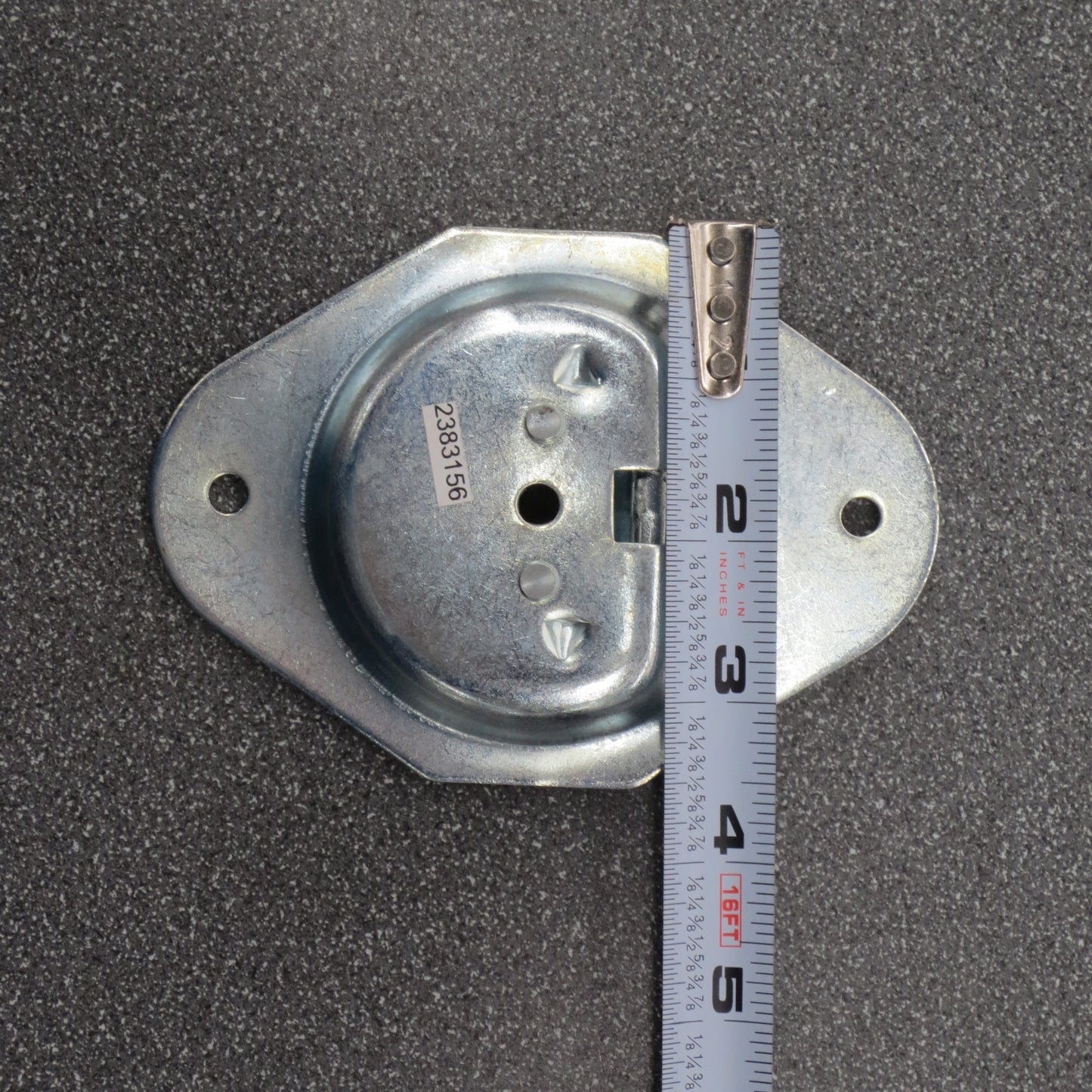 Recessed D-Ring, 3" Dia. Hole, 2383156