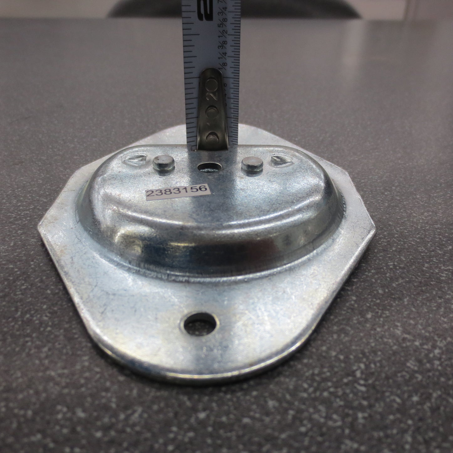 Recessed D-Ring, 3" Dia. Hole, 2383156