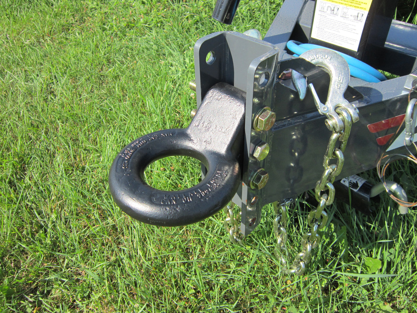 NEW ITEM!  Pintle Ring coupler - 3 hole tow ring - 30,000 GTW - 909435