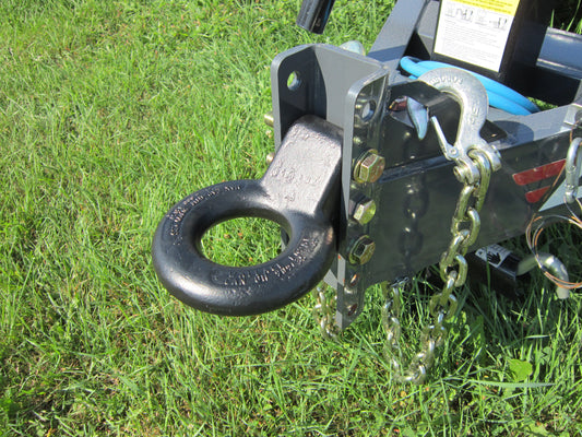 NEW ITEM!  Pintle Ring coupler - 3 hole tow ring - 30,000 GTW - 909435