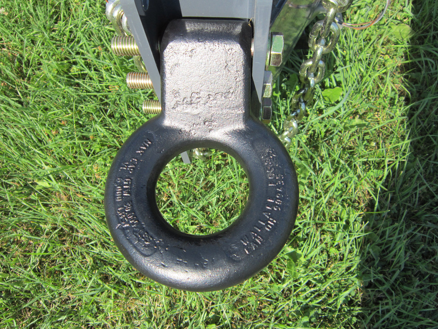 NEW ITEM!  Pintle Ring coupler - 3 hole tow ring - 30,000 GTW - 909435