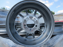 Load image into Gallery viewer, Hi-Spec Aluminum Spoke 14&quot;  Gunmetal Gray and Silver Trailer Wheel Rim 5 Lug 4.5