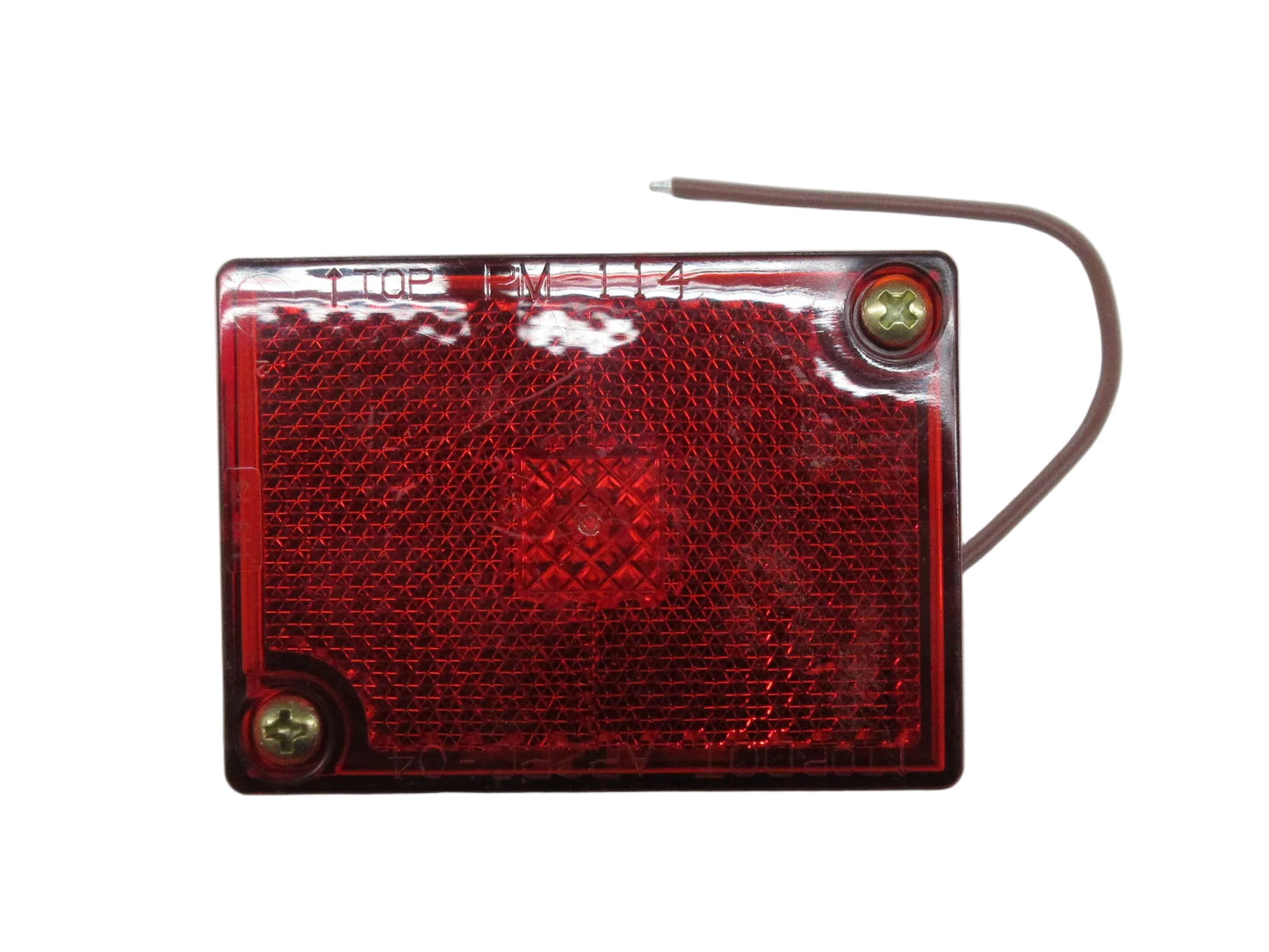 Red Rectangular Clearance / Marker Light with Stud Mount - 114R
