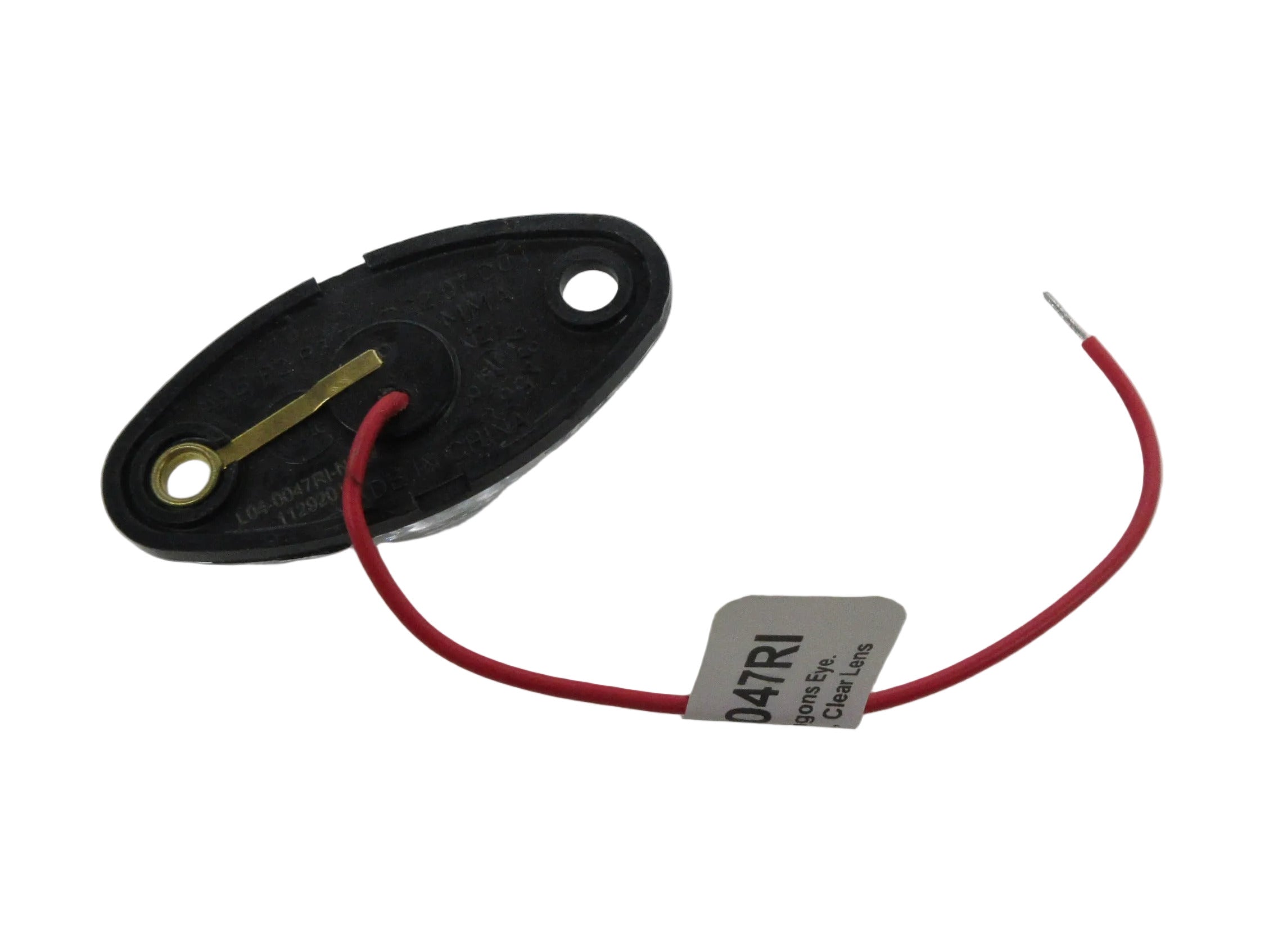Red Marker / Clearance Trailer Light with Clear Lens - L04-0047RI