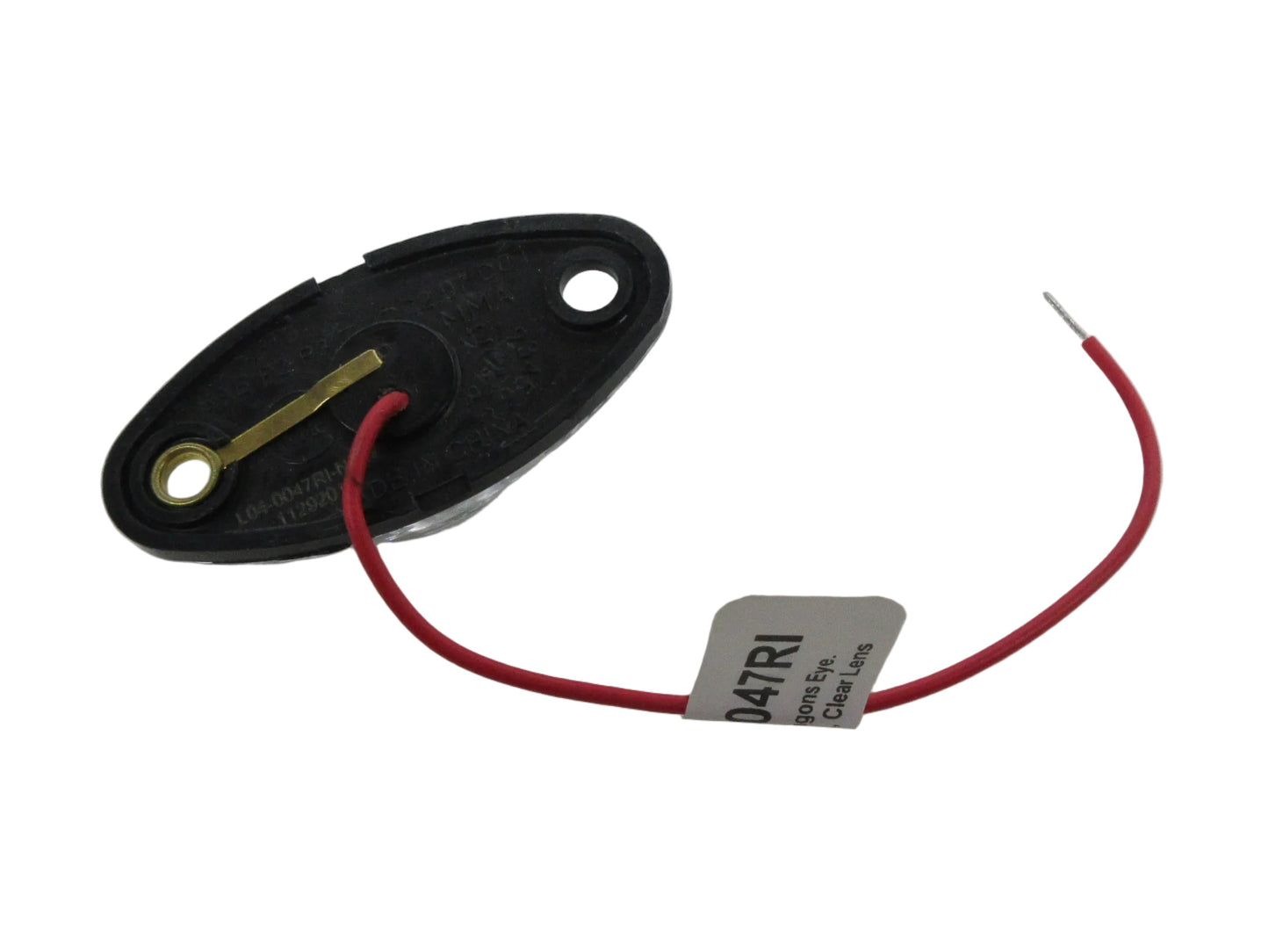 Red Marker / Clearance Trailer Light with Clear Lens - L04-0047RI