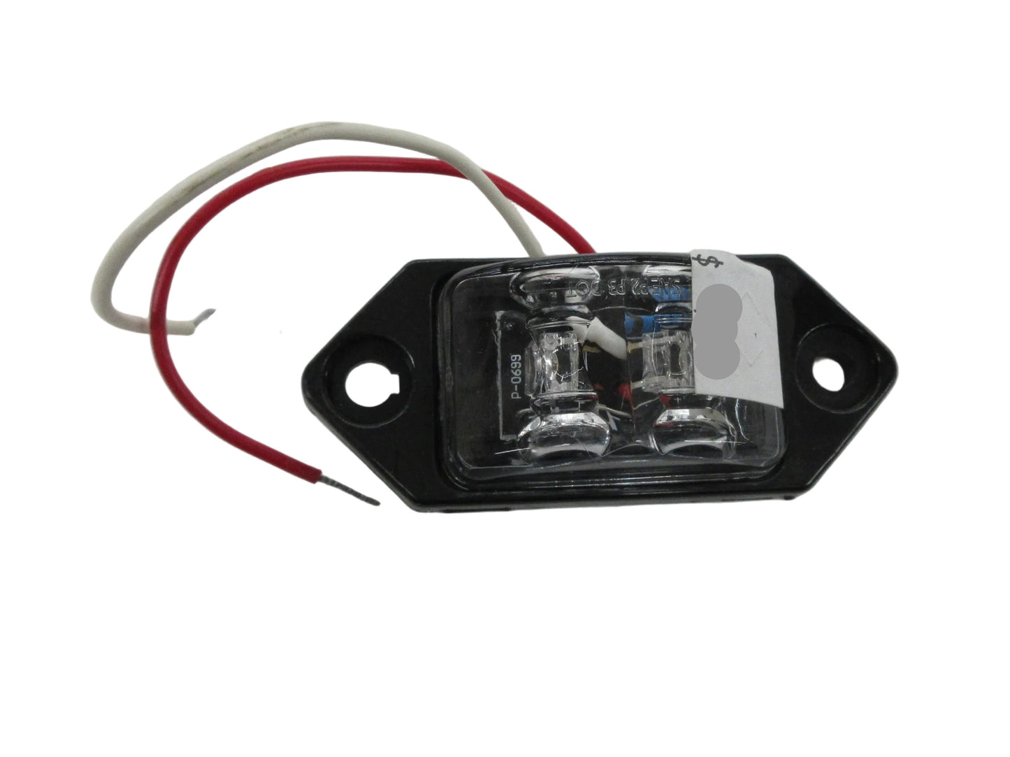 Red Marker / Clearance Trailer Light Clear Lens - L04-0038RI