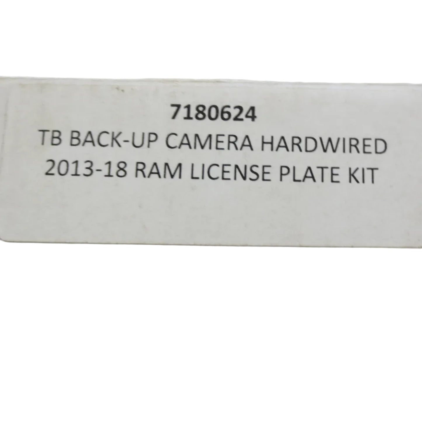 Label with part# and description