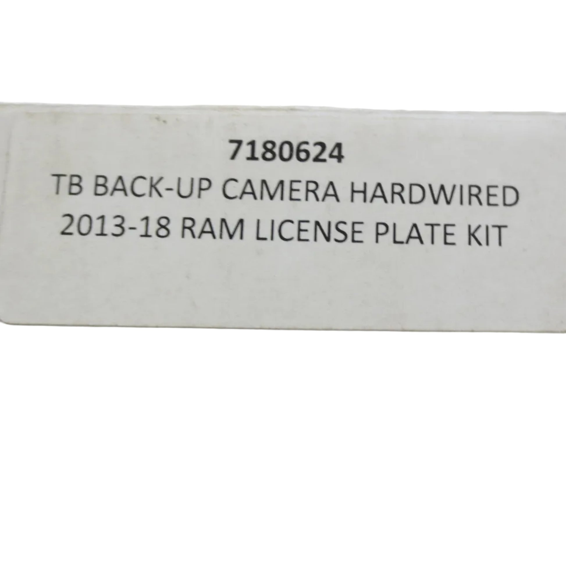 Label with part# and description