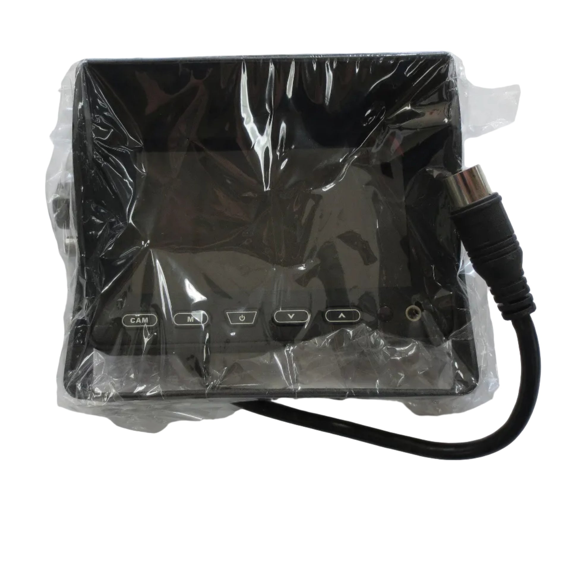5" monitor still in plastic wrap for camera system