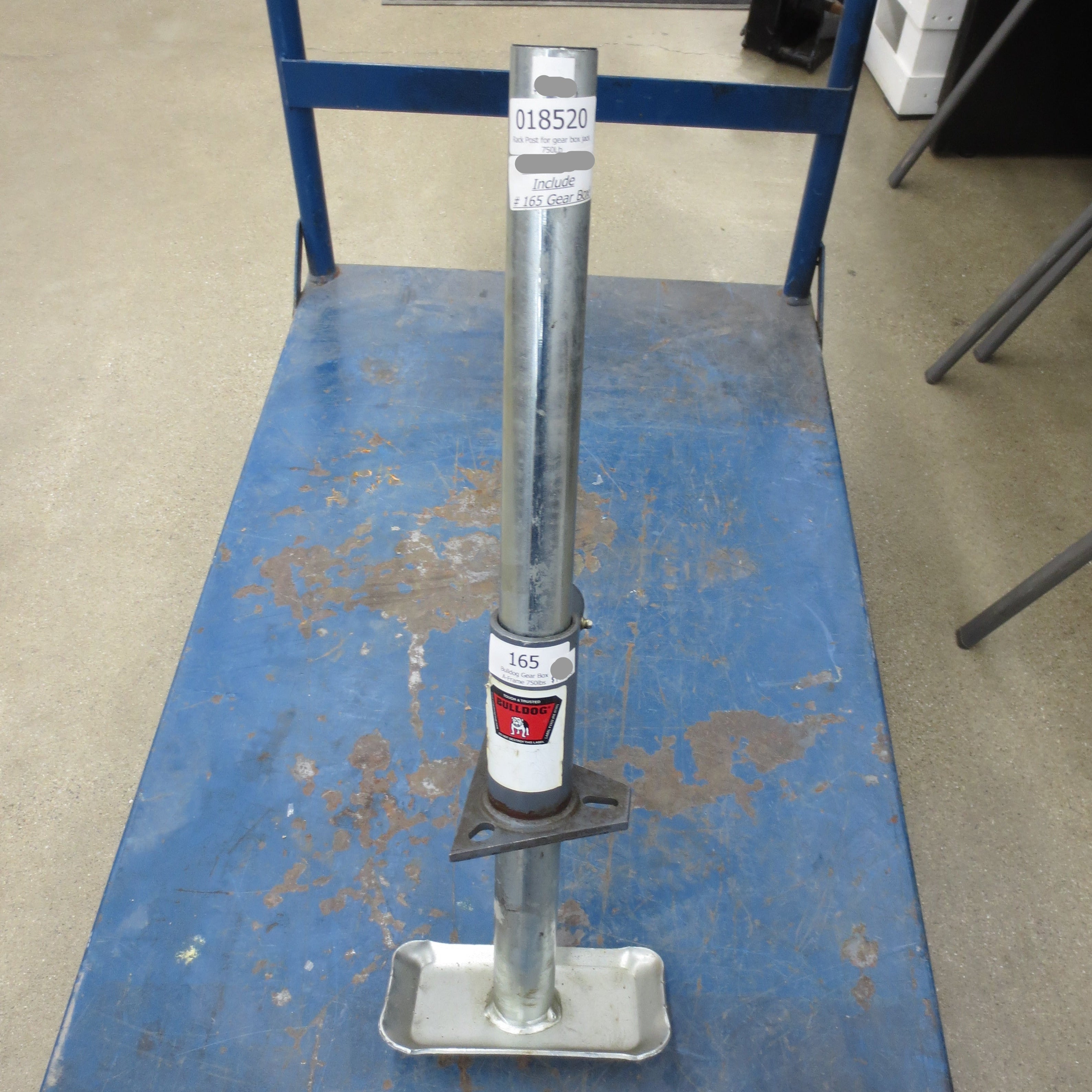 Bulldog Rack Post Jack with Foot & Gear Box 750 lb | New Old Stock ...
