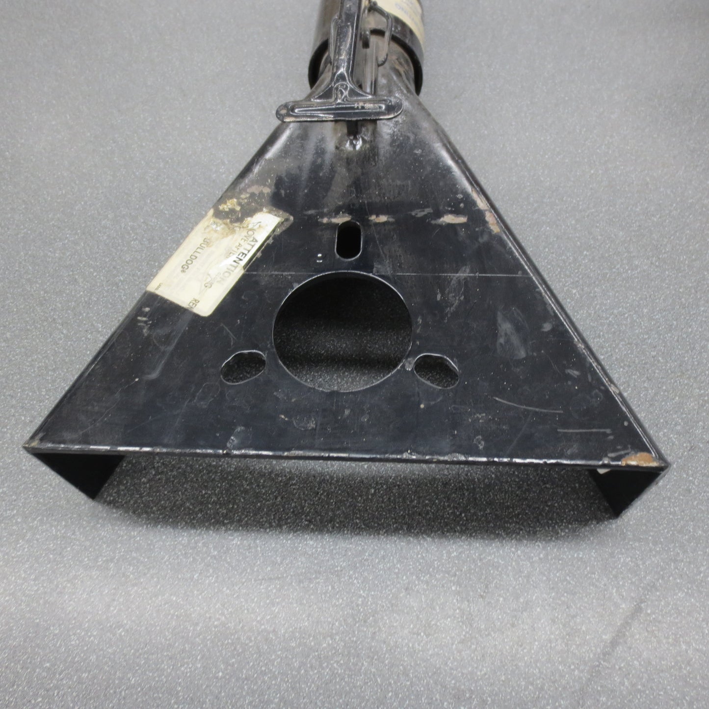 Rear view of A-frame coupler