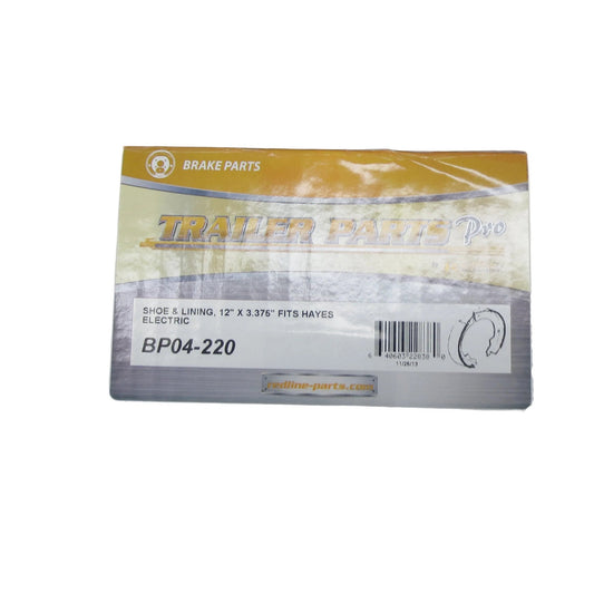Shoe & Lining for 12" x  3.375" 8K - BP04-220