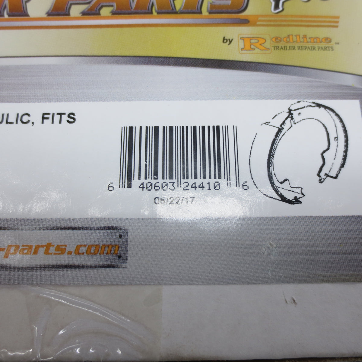 Shoe/Lining for 10" x 2.25" Hydraulic 3.5K - BP04-120